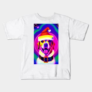 Santa Paws Is Coming To Town Kids T-Shirt